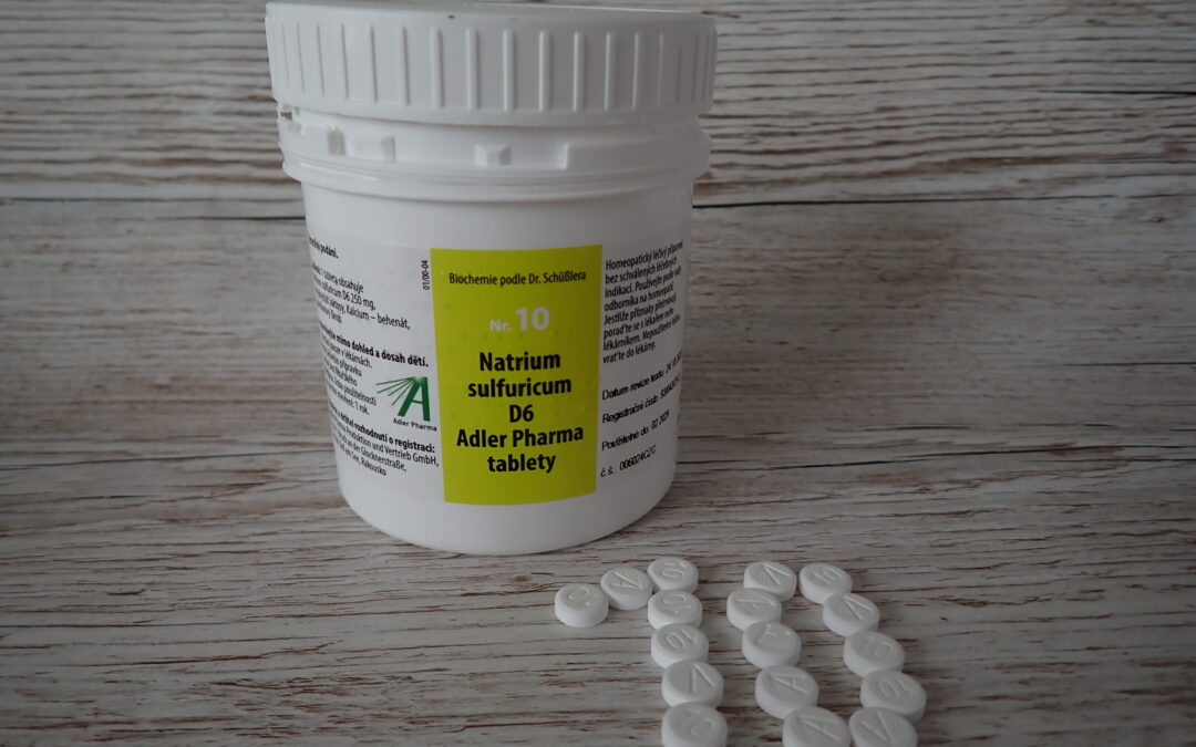 Schüsslerova sůl č.10 NATRIUM SULPHURICUM