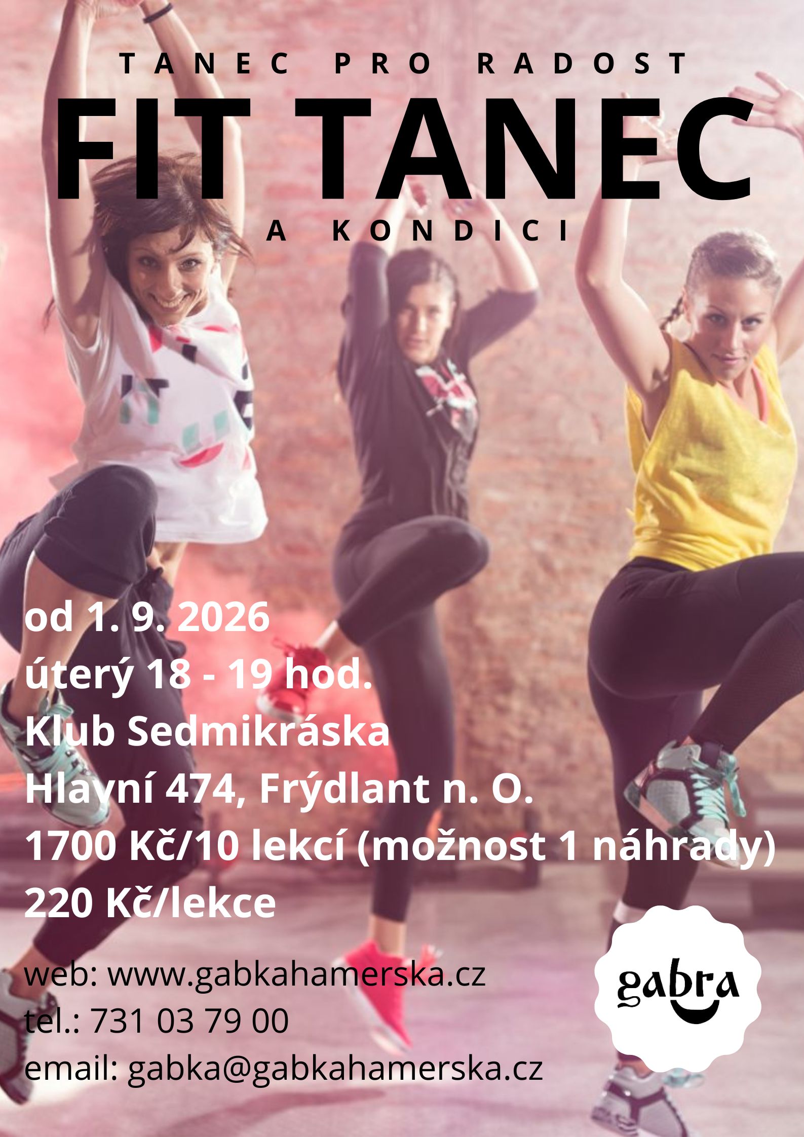 Fit tanec - pozvánka